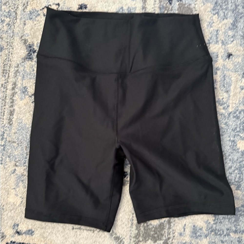 Women's Black High-Waisted Shorts